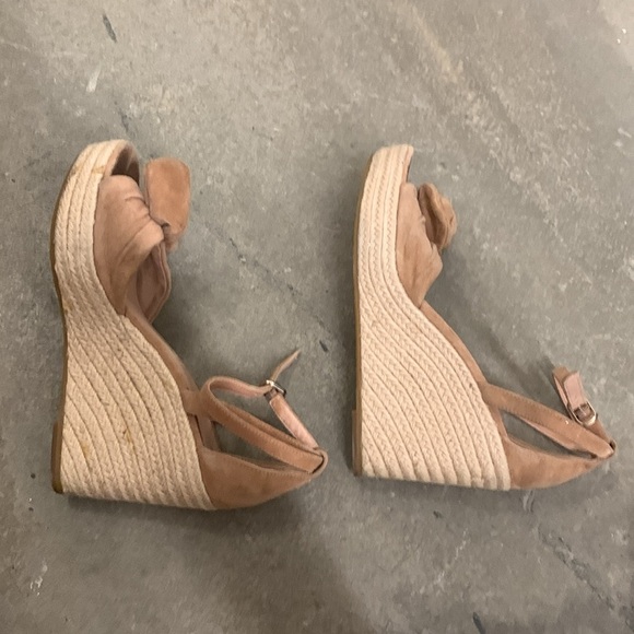 Kate Spade Kianna Tan Wedge Sandals - Picture 9 of 10